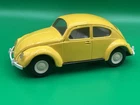 Vintage 1960's Tonka  VW Volkswagen Beetle Bug Steel Toy Car 8 1/2" Yellow