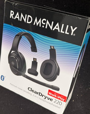 RAND MCNALLY CLEARDRYVE CD 220 CD220 BLUETOOTH HEADPHONES OPEN BOX