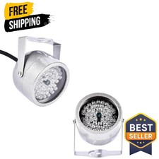 48 LED IR Infrared Illuminator Night Vision DC Light Lamp 75FT For CCTV Camera