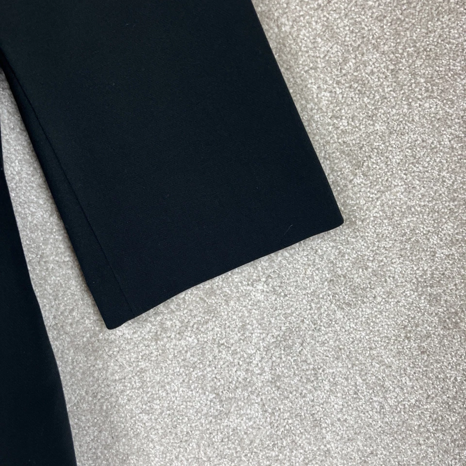 Vestido Banana Republic para mujer 14 negro manga 3/4 hasta la rodilla forrado con volantes - 3462* Foto 2 de 4