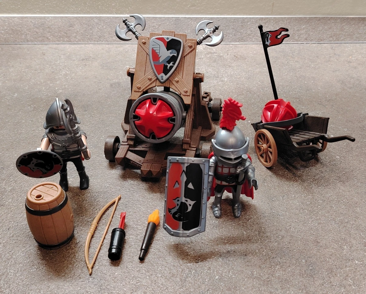 Playmobil Usato - Soldato Greco Con Cavallo - Cavalieri Medievali - Condizioni TOP