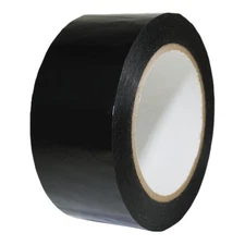 T.R.U. OPP-20C Black Carton Sealing Packaging Tape 2 in. Wide x 110 yds. 2 mi...