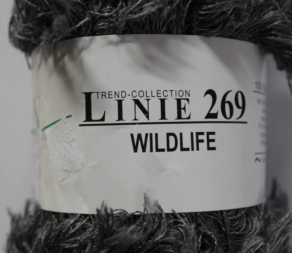 Línea 269 Wildlife Online Hilado Col 0007 Gris 94% Acrílico 6% Nylon 100gr 40m Foto 3 de 4