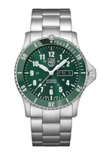 New Luminox Automatic Sport TImer Stainless Steel Green Dial Men's Watch XS.0937