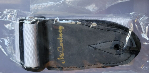 McCartney White Nylon Adjustable Guitar Straps - Picture 2 of 9