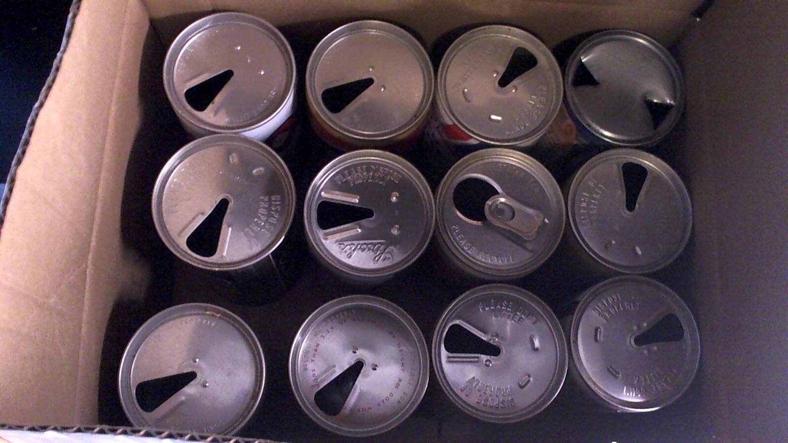 Lot Of 12 Vintage Beer Cans. Various Makes. Empty. eBay