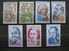 FRANCE neufs  n° 2024, 2025, 2029, 2030, 2032, 2032A, 2032B (1979)