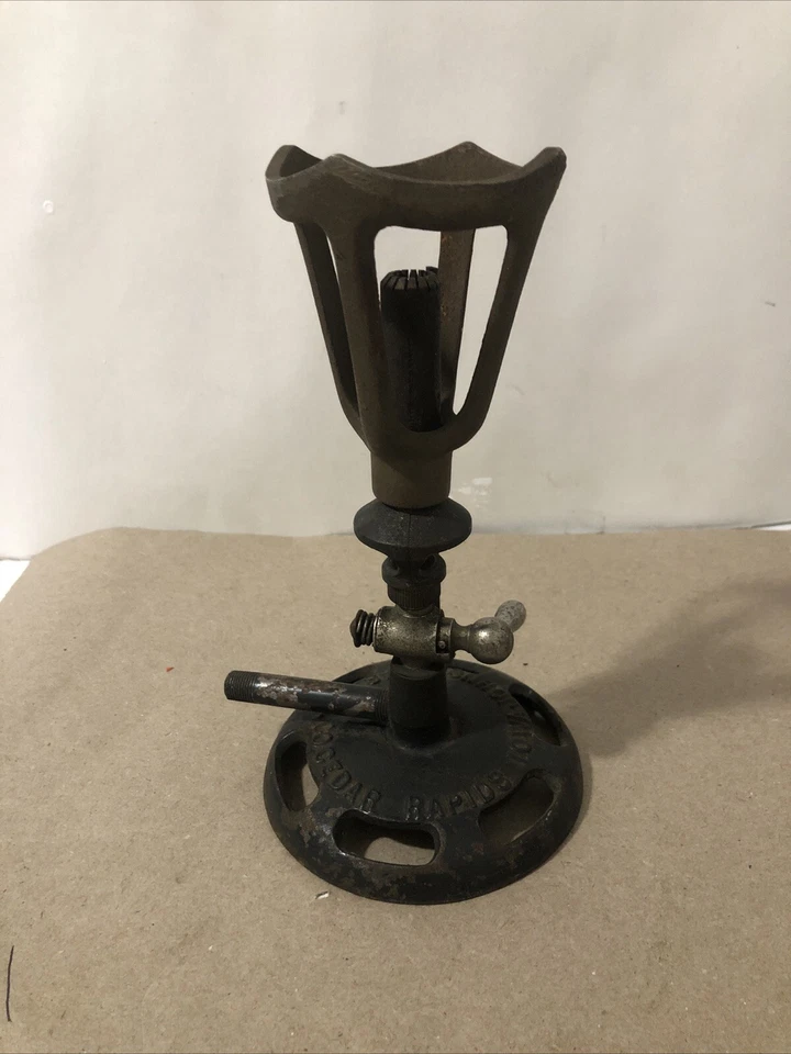 Queimador Bunsen antigo parte da história por Johnson Gas Appliance Co. Cedar Rapids Iowa - Imagem 3 de 4