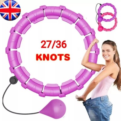 24/28/36 Knoten gewichtet Erwachsene Smart Hula Hoop Reifen dünne Taille Fitness Gewichtsverlust