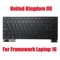 Laptop Keyboard For Framework Laptop 16 United Kingdom UK Black With Backlit New