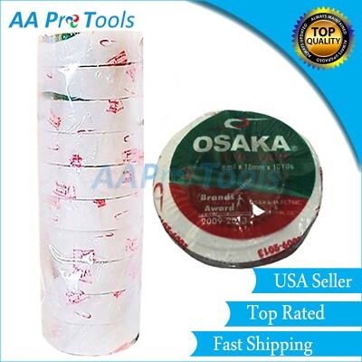 OSAKA CRICKET TAPE FOR SOFT CRICKET TENNIS BALL (PACK OF 10) WHITE FREE SHIPPING