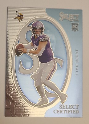 2023 Panini Select #CRO-JHA Jaren Hall Select Certified Vikings | eBay