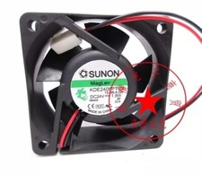 1 PCS SUNON Fan KDE2406PTVX DC24V 1.9W 6025 6cm 2 wire cooling fan