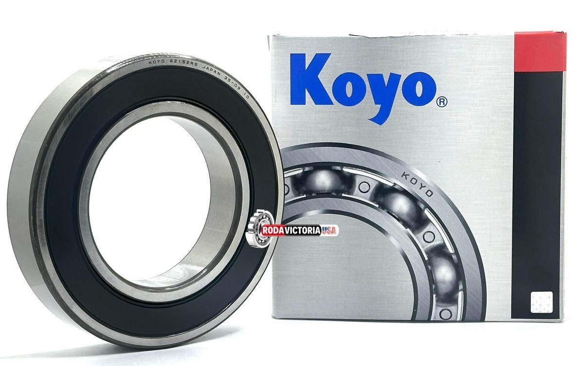 KOYO JAPAN 6215 2RS DEEP GROOVE BALL BEARING, RUBBER SEALED