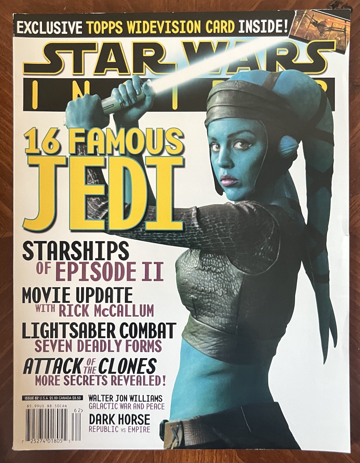 Star Wars Insider (2002) #62 - Official Magazine - Aayla Secura Cover - Rare
