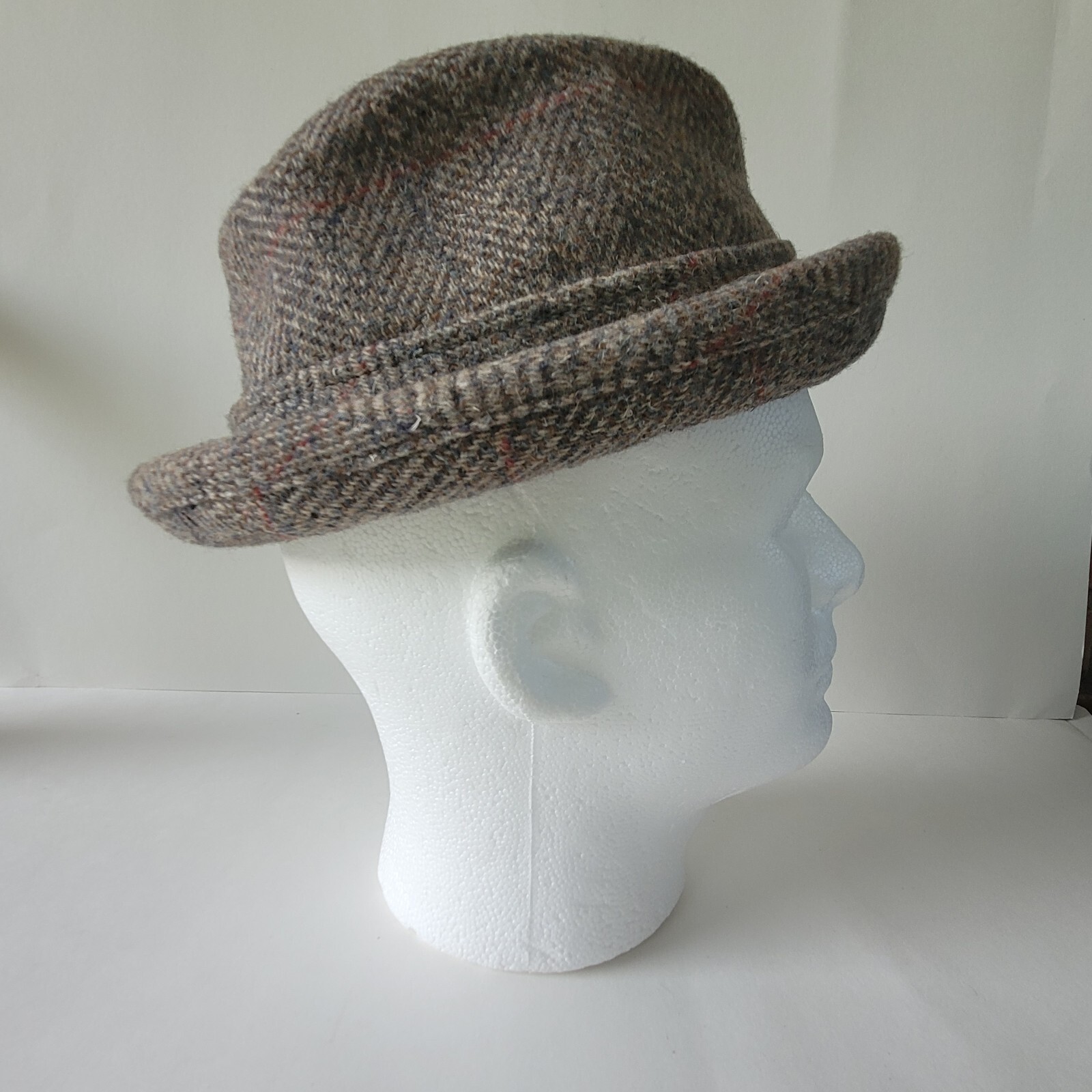 Pendleton Brown Herringbone Fedora Pure Virgin Wo… - image 6