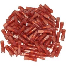 Install Bay RNFD110F Red Nylon Female 22-18 Gauge .110 Quick Disconnect 100/pk 