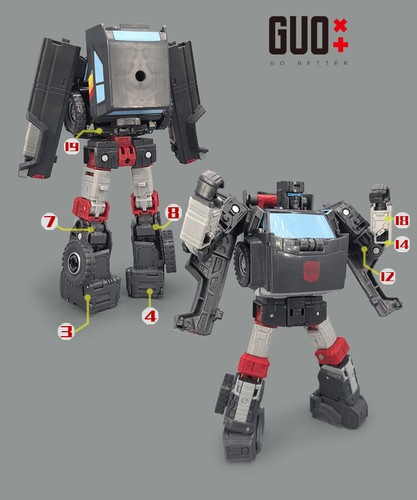Pre sale! GO BETTER 3D DIY Filler Upgrade Kit For LEGACY United Trailbreaker - Picture 3 of 5