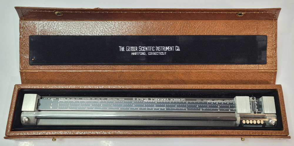 Gerber Scientific Instrument Co. | Gerber Variable Scale (TP007100B) w/Case