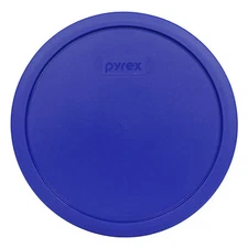 Pyrex 7403-PC 9" 10 Cup Cobalt Blue Round Lid Cover for Sculptured Mixing Bowl