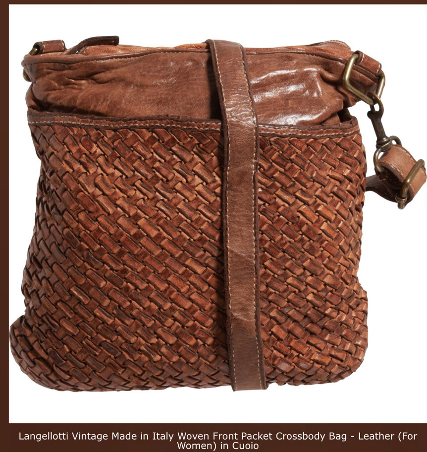 langellotti leather backpack