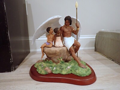 MIB Ebony Visions Under The Shelter AFRICAN AMERICAN SCULPTURE THOMAS BLACKSHEAR