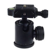 360 Rotate Panoramic Damping Ballhead Quick Release Plate for Tripod DSLR Camera