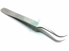SWISS JEWELER STYLE WATCH REPAIR TOOLS FORCEPS 7 curved TWEEZERS 4.5"