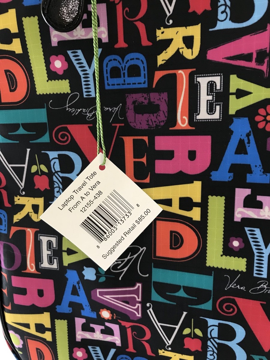 アート Vera Bradley Laptop Travel Tote from A to Vera Frill Computer Bag