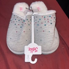 Girls Justice Slippers Size 4/5