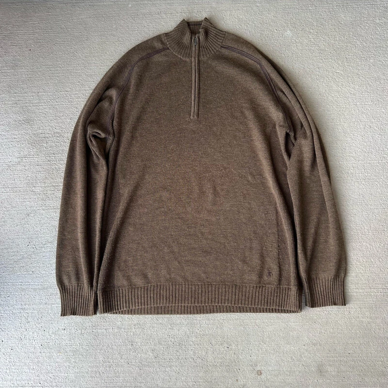 smartwool merino wool quarter zip pullover sweater
