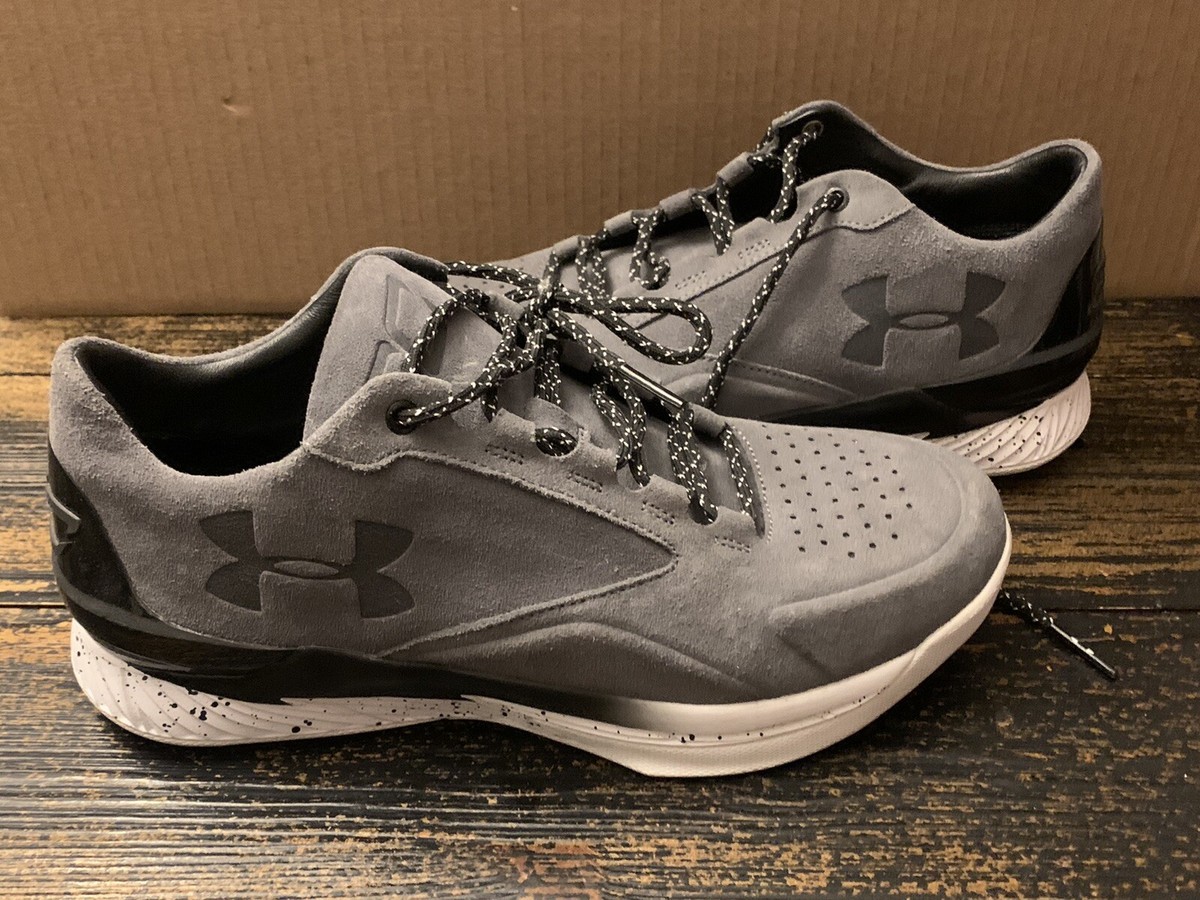 Under Armour Curry 1 グレー バスケットシューズ Under Armour Mens Steph Curry 1 Lux Low Gray Suede Shoes
