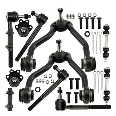 4WD Front Upper Control Arm Tierod Sway Bars For K1500 K2500 Suburban Yukon 12pc