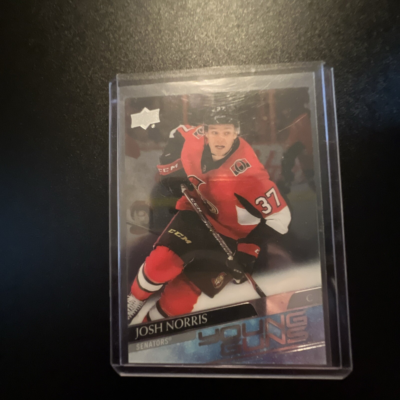 2020-21 Upper Deck - Young Guns Clear Cut #209 Josh Norris (RC)