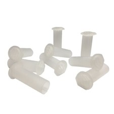 50 x Clear Drill Weep Vents Round Vent Cavity, Retaining Wall, Rendered Walls