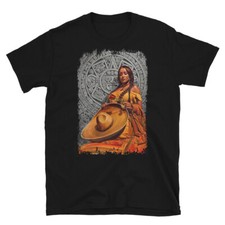 LOWRIDER MAYAN CALENDER CHOLA LATINA OLD SCHOOL Short-Sleeve Unisex T-Shirt