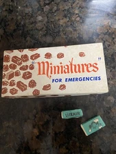 Vtg Miniature Delsey Toilet Paper & Luxair Soap Bars