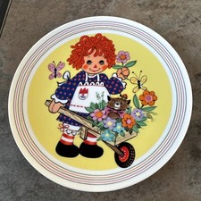 Raggedy Ann Flowers The Sunshine Wagon Decorative Plate B63