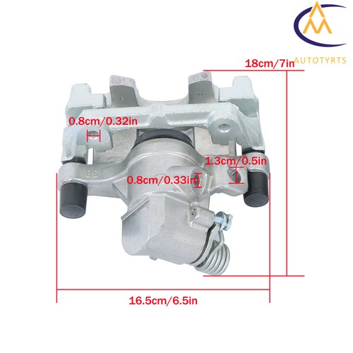 Par trasero (2) pinza de freno de disco con soporte para Mazda 3 2004-2008 C30 C70 S40 V50 - Imagen 3 de 10