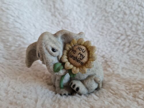 Quarry Critters You Are My Sunshine Elephant Ornament H 8cm Exc Used Condition