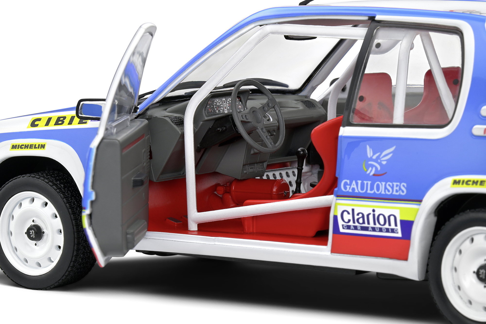 Solido Modellauto Maßstab 118 Peugeot 205 Rallye 1,9L weiß 1990 S1801716