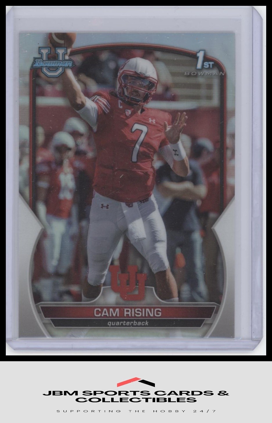 2022 Bowman University Chrome #76 Cam Rising Refractor
