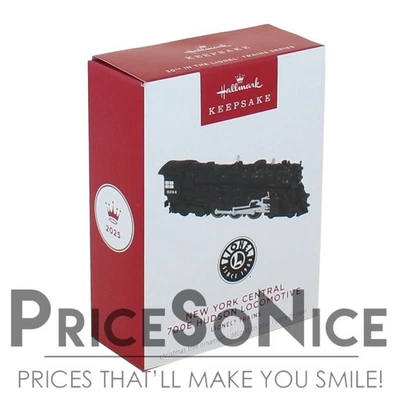 Hallmark Keepsake 2025 New York Central 700E Hudson Locomotive Lionel Ornament