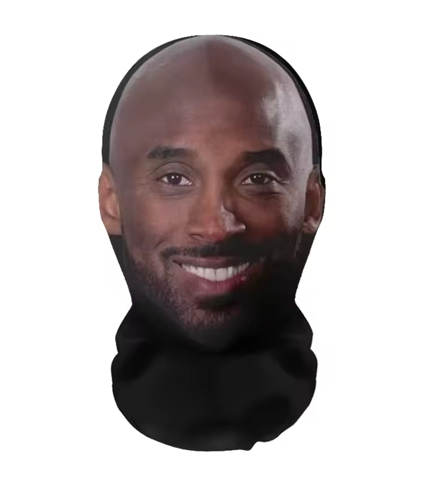 Máscara facial completa impresa en 3D Kobe Bryant talla única celebridad jugador de baloncesto