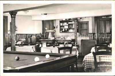 Meisenheim Glan Hotel Marhoffer Gastraum Billard