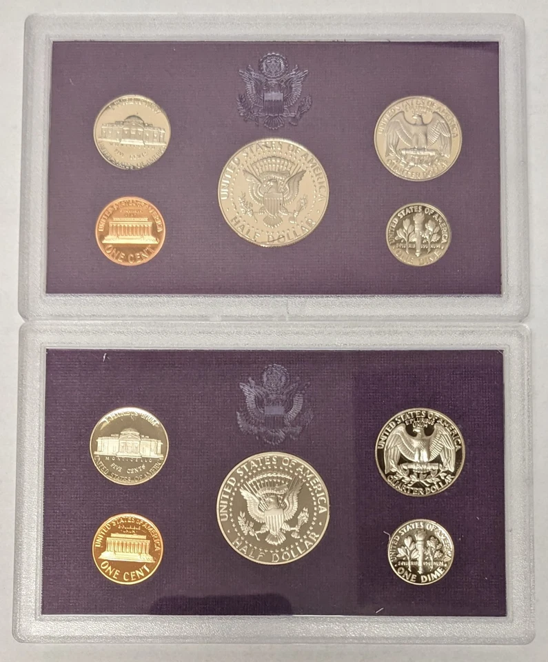 1992 S and 1993 S Proof Sets Lot of 2 - Image 3 of 4