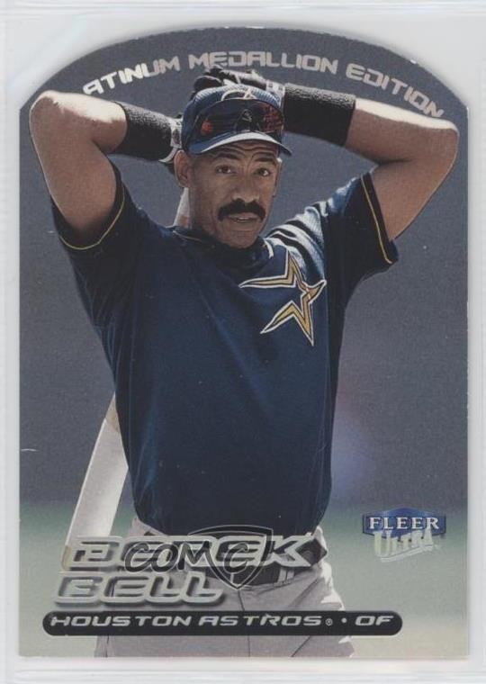 2000 Fleer Ultra Platinum Medallion Edition 21/50 Derek Bell #14P 4w8