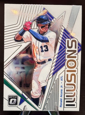 Ronald Acuna Jr 2019 Donruss Optic Illusions OI-6 Atlanta Braves Insert