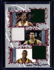 2006-07 Topps Luxury Box Allen / Collison / Sene Courtside Relics Triple #/249