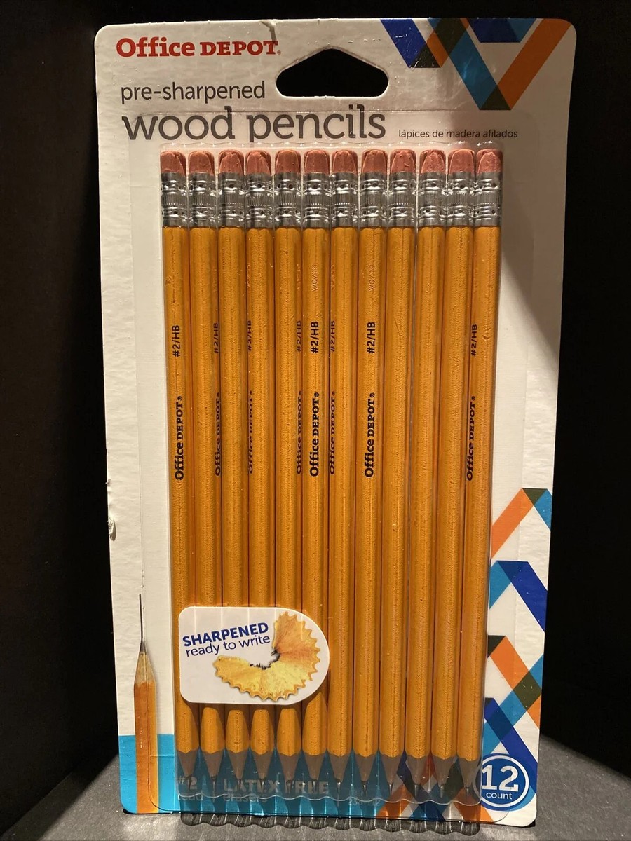 Presharpened Office Depot Brand #2 Wood Pencils With Latex Free